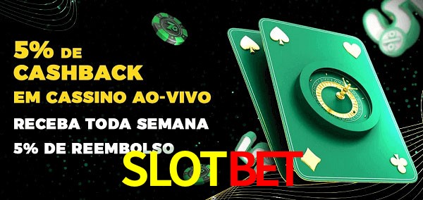 Promoções do cassino ao Vivo SLOTBET